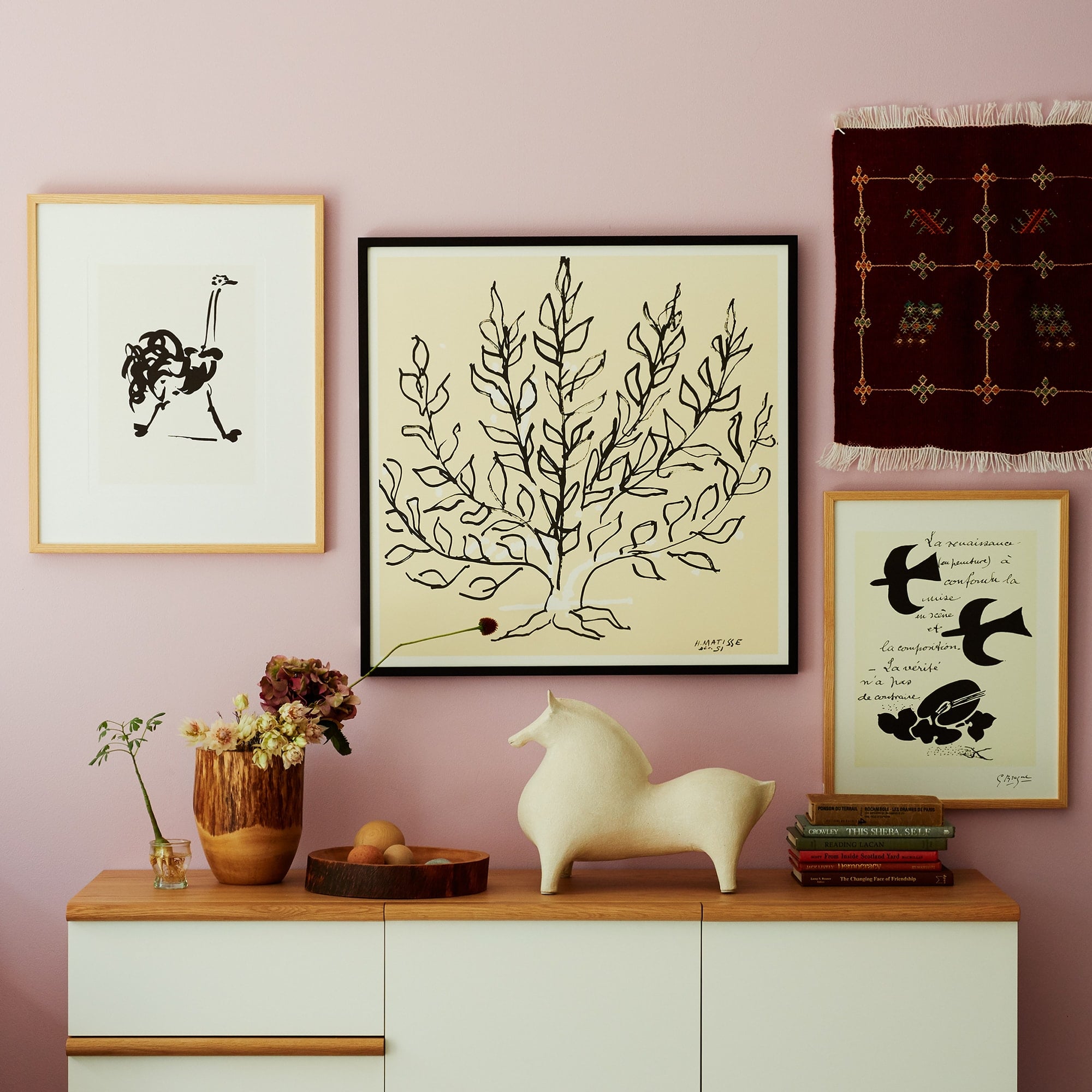 定番品】 アンリ・マティス 「低木」ブラックフレーム｜ポスター｜IDEE