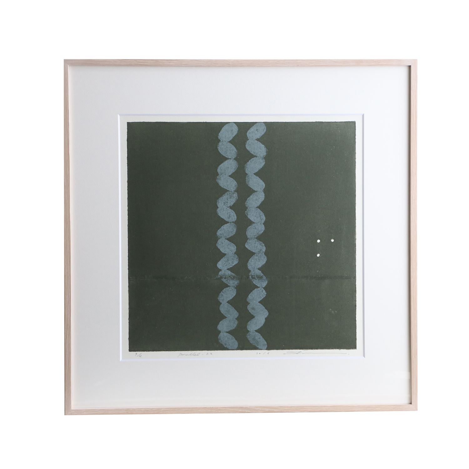 黒木周「Connect-26」クロスグラフ 2020年 IDEE取扱版画家 黒木周