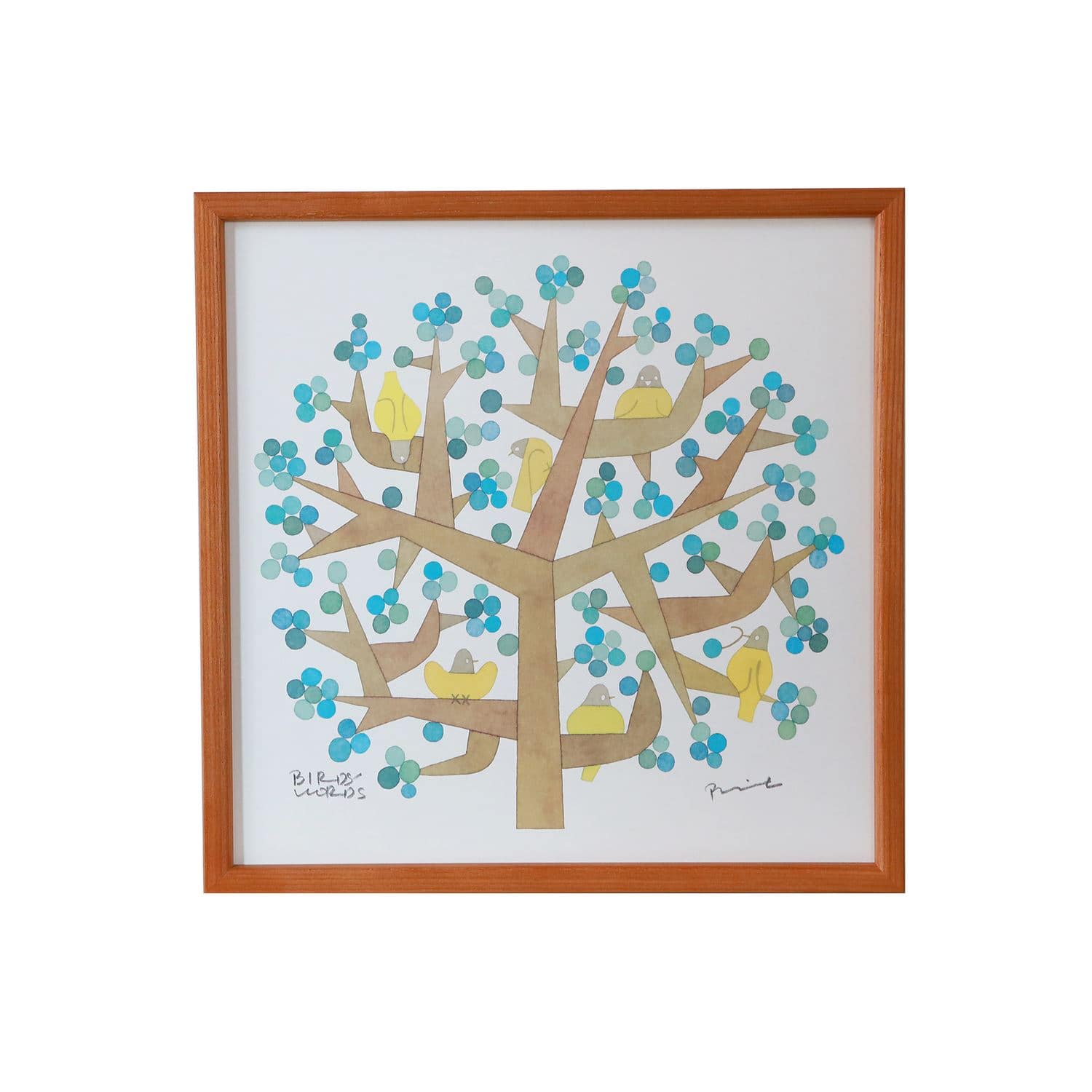 定番品】 BIRDS' WORDS 「TREE OF LIFE」 30 ナチュラルフレーム
