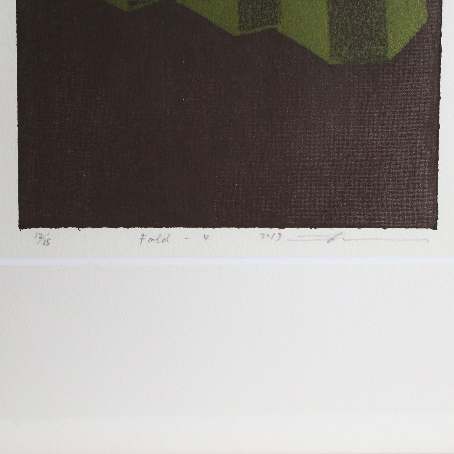 エディション】 黒木周 「Fold」｜版画・シルクスクリーン｜IDEE SHOP