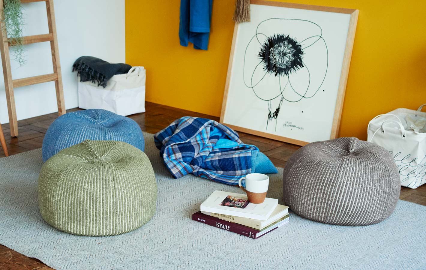 人気のクッションソファ MINI PUUFに新色「MÉLANGE」 シリーズが登場