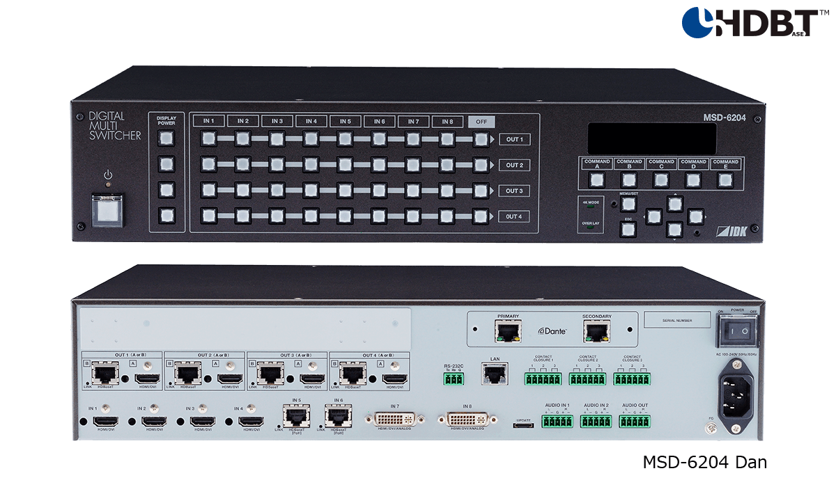 MSD-6204 - Digital Multi Switcher | IDK Corporation