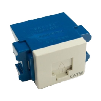 NR3160 情報モジュラジャックCAT5E 成端埋込型 ぐっとす（ミルキー