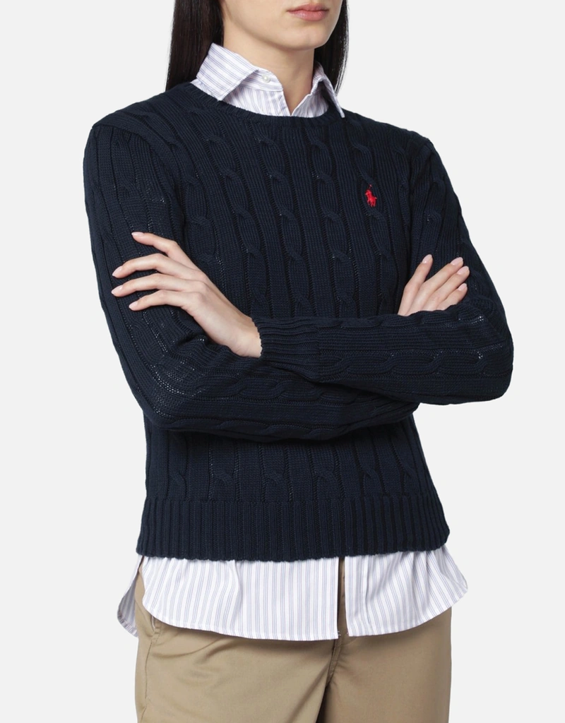 Polo Ralph Lauren コットンケーブルニットセーター (トップス) IFCHIC.COM