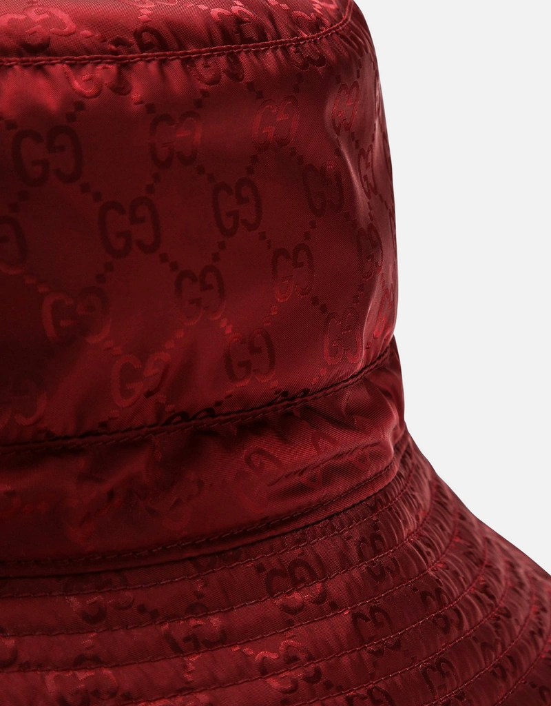 Gucci リバーシブルバーガンディナイロンハット (ぼうし) IFCHIC.COM