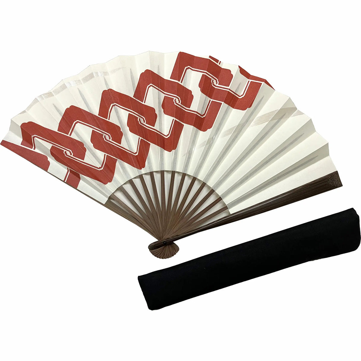 名入れ専用】伝統柄 特選江戸扇子セット 桐箱入り 吉原つなぎ – 江戸