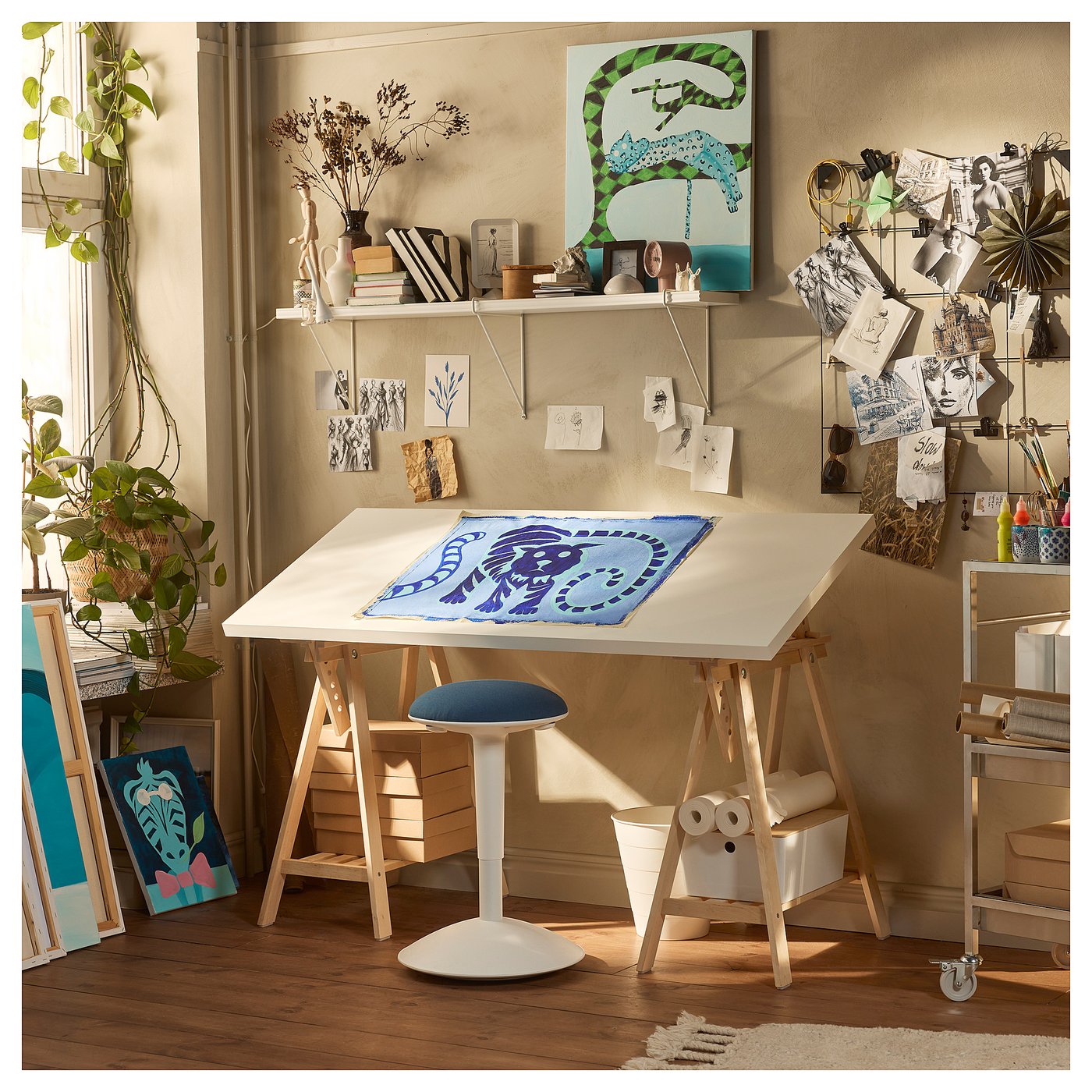 LAGKAPTEN ラグカプテン / MITTBACK ミットバック デスク, ホワイト