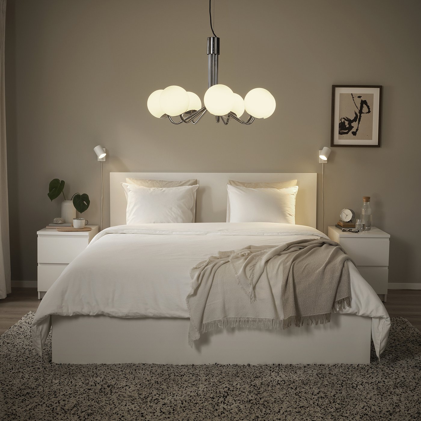 SIMRISHAMN スィムリスハムン シャンデリア 7アーム, クロムメッキ