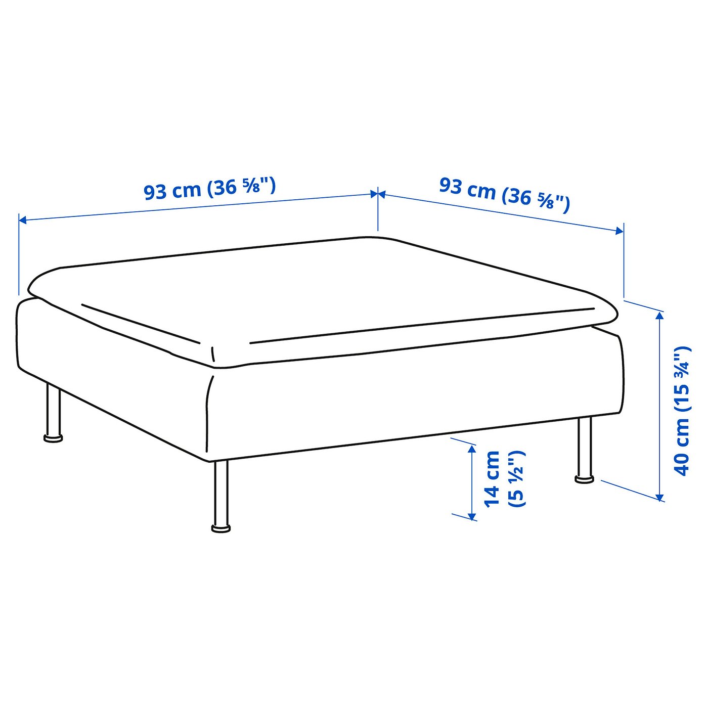 SÖDERHAMN ソーデルハムン オットマン, トネルード レッド - IKEA