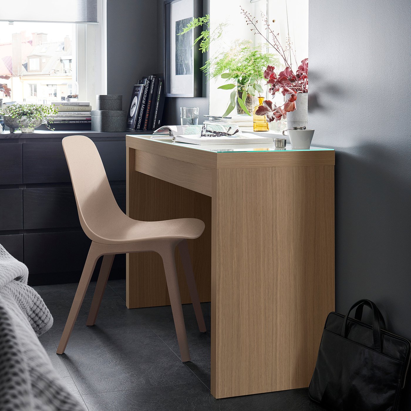 merry】モデルルーム展示品 IKEA ドレッサー パソコンデスク merry