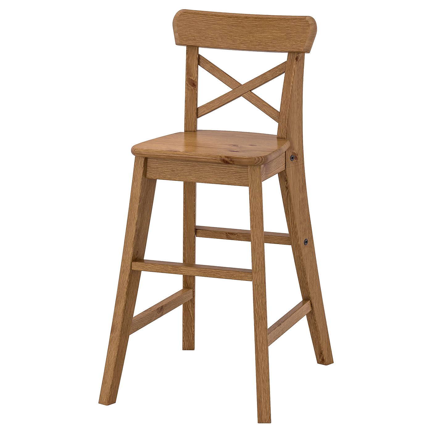 INGOLF Junior chair, antique stain - IKEA