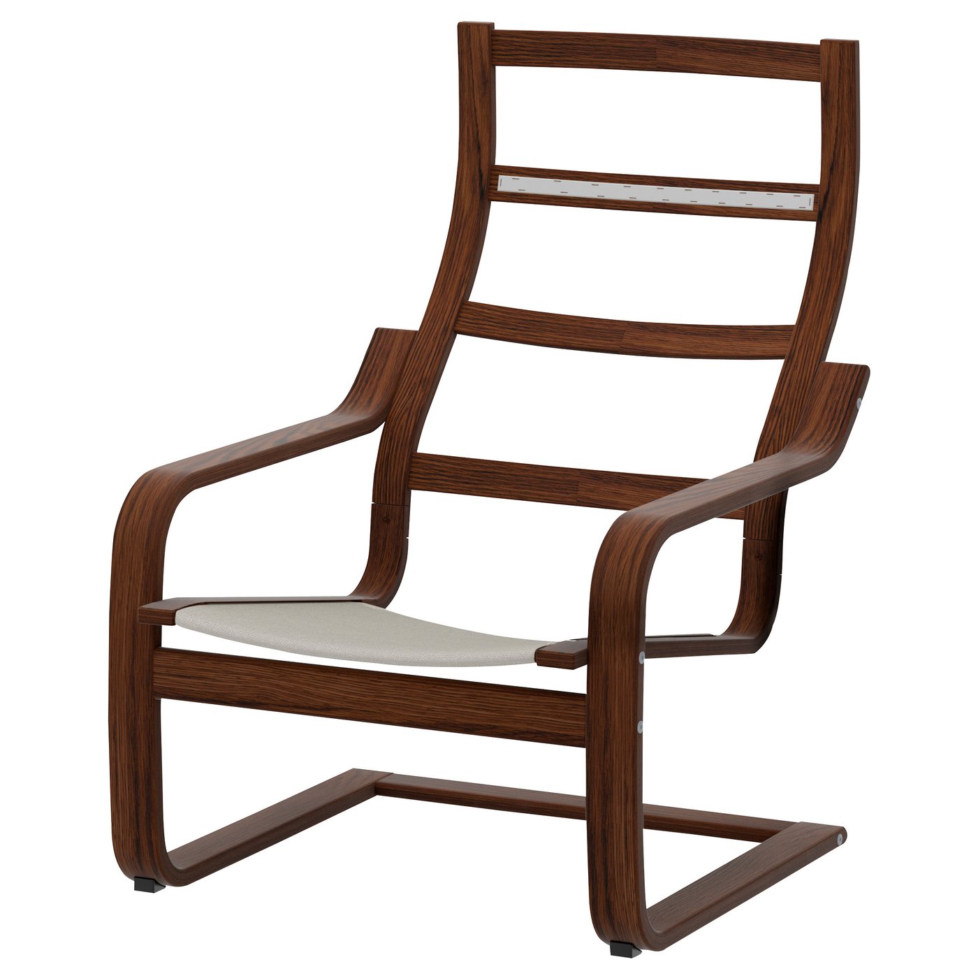 POÄNG Armchair frame, brown - IKEA