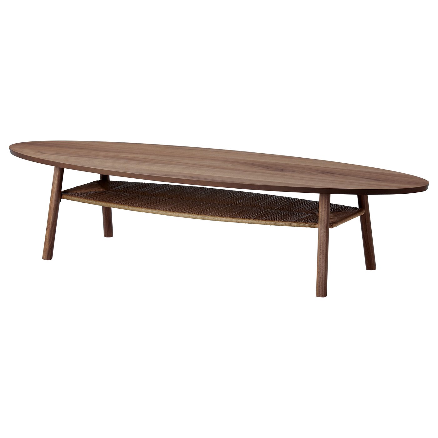 STOCKHOLM coffee table, walnut veneer, 707/8x231/4