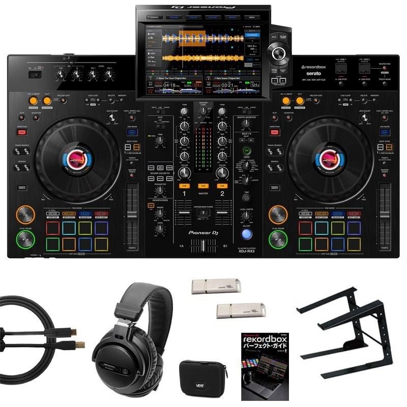Pioneer DJ XDJ-RX3 + ATH PRO5X DJヘッドホン付属 7点SET 【無償