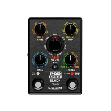 Line6 POD Express Black（ライン6）マルチエフェクター ｜イケベ楽器