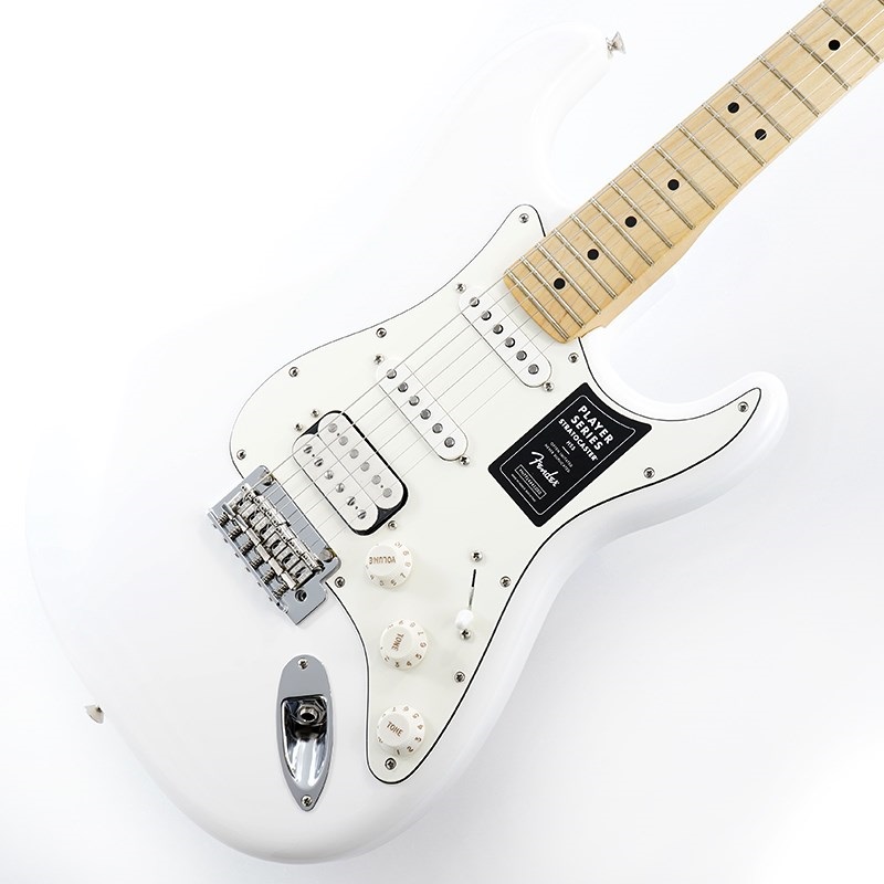Fender MEX Player Stratocaster HSS (Polar White/Maple) [Made In
