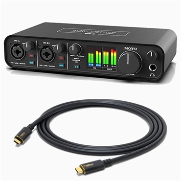 MOTU M2 + Oyaide SCI-04 セット (モツ)(USB-Cオーディオ