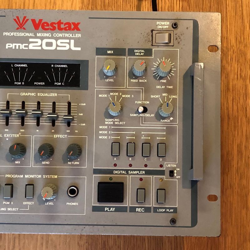 Vestax pmc-20SL DJ KRUSH 愛用 名機 VESTAX PMC-20SL DJ KRUSH 愛用機