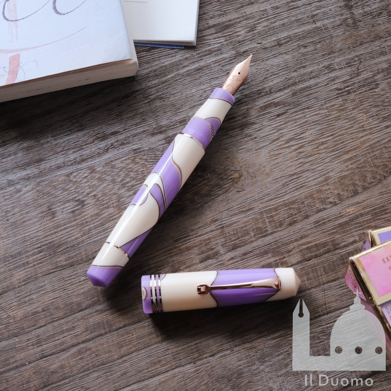 レオナルド モーメントゼロ ヌヴォラ ライラック 万年筆 (14Kニブ