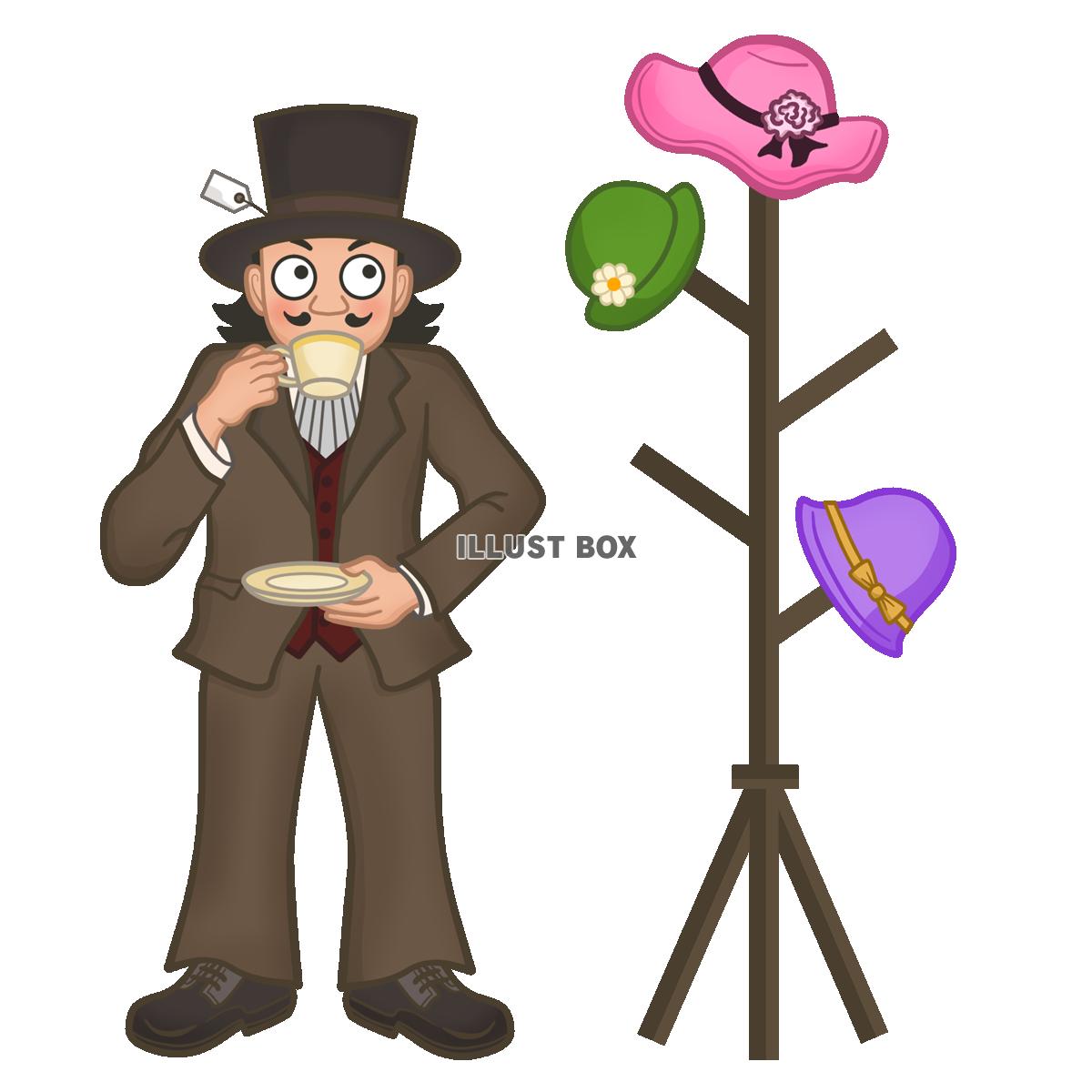 帽子屋：イラスト無料