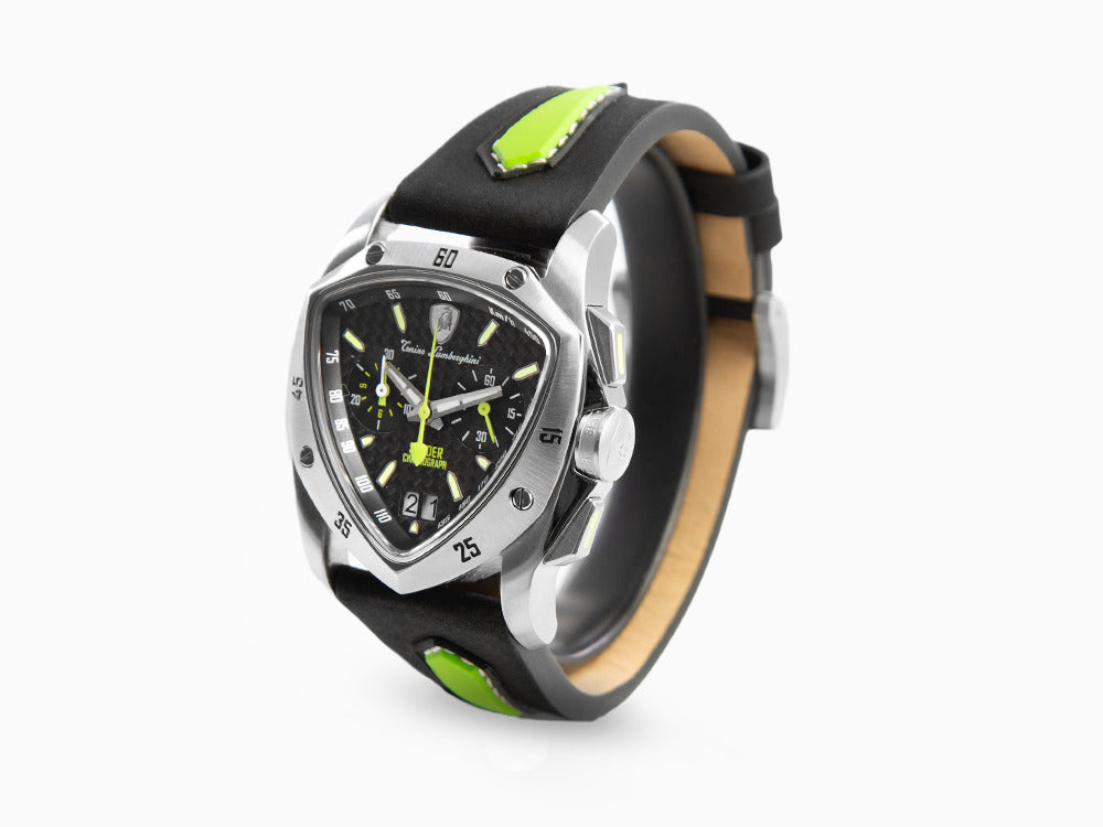 Tonino Lamborghini New Spyder Green Quartz Watch, 43 mm