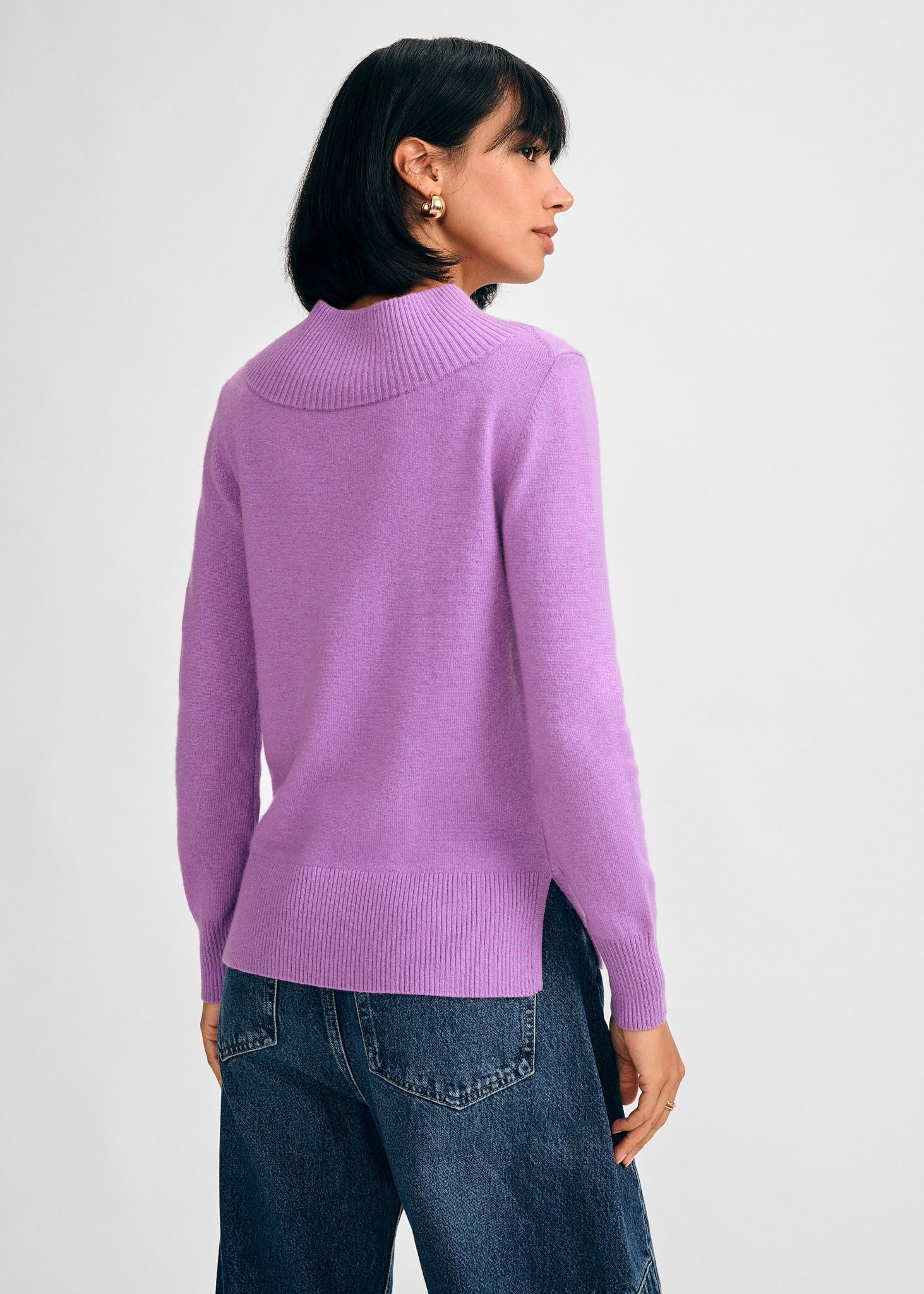Isaac Mizrahi MOCK NECK SWEATER