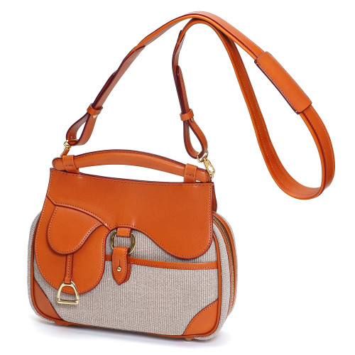 亜麻 鞍セカンドショルダー｜ショルダーバッグ｜鞄いたがき（ITAGAKI）