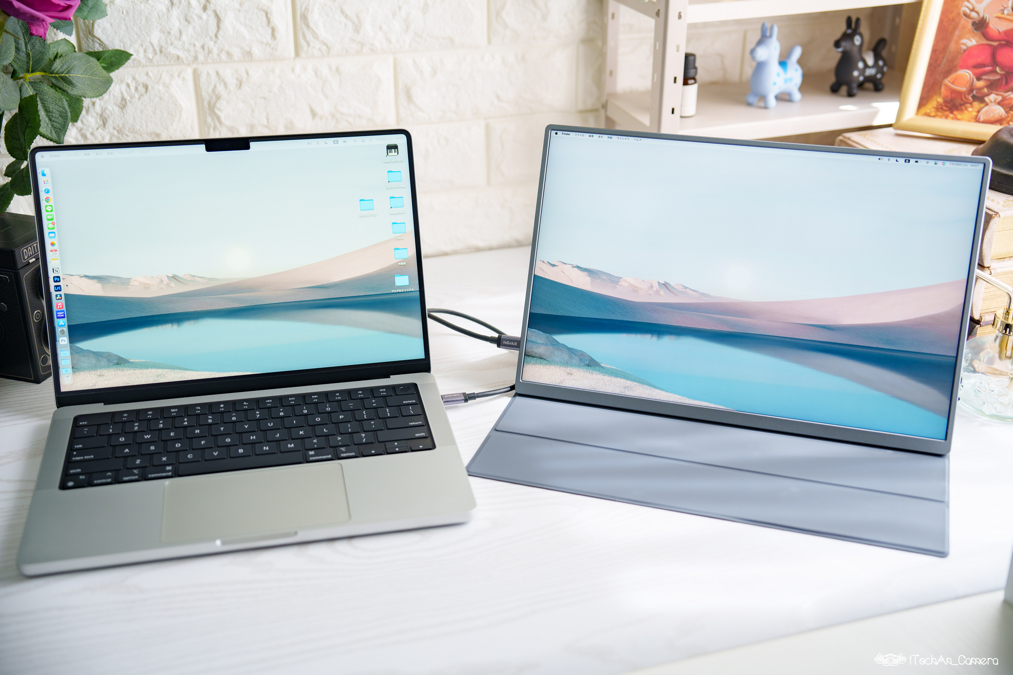 比率16:10で生産性が向上！ 4K+ 16インチの大画面、高画質なモバイル