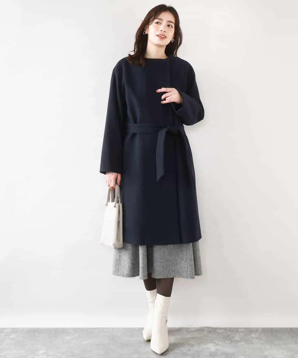 ラメツイードVネックジャンパースカート/洗える/WEB限定サイズあり