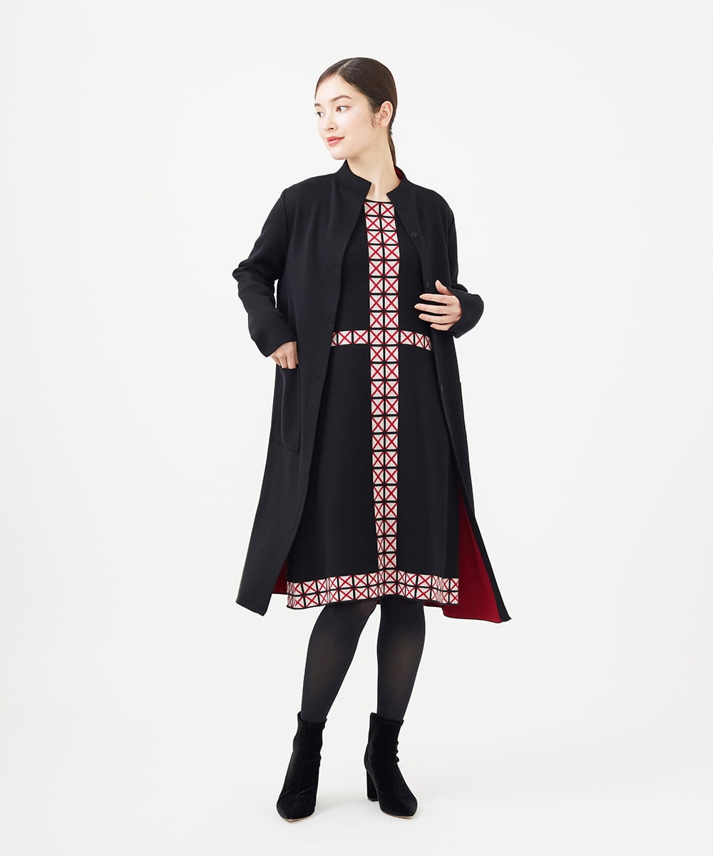 TILE】バイカラーニットコート(その他のコート・ブルゾン) | Sybilla