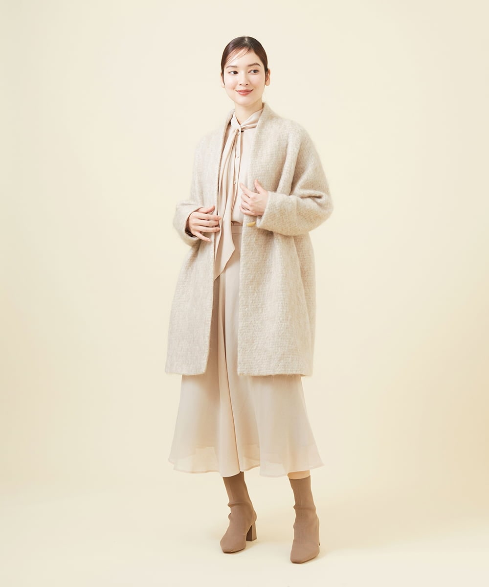 モヘヤシャギーコクーンコート(その他のコート・ブルゾン) | Sybilla