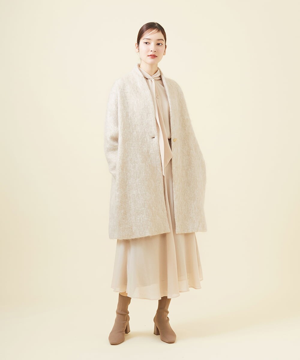 モヘヤシャギーコクーンコート(その他のコート・ブルゾン) | Sybilla