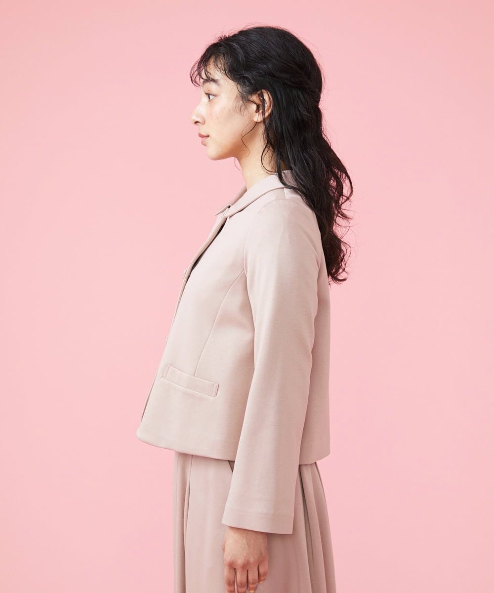 ポンチフラットカラージャケット(セットアップジャケット