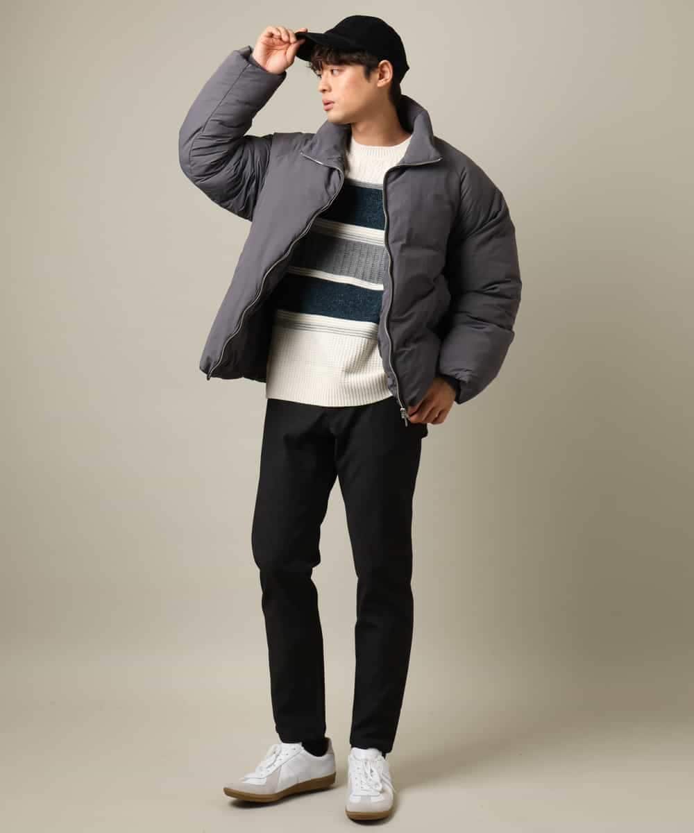 撥水】中綿ワイドシルエットブルゾン(ダウンジャケット・コート