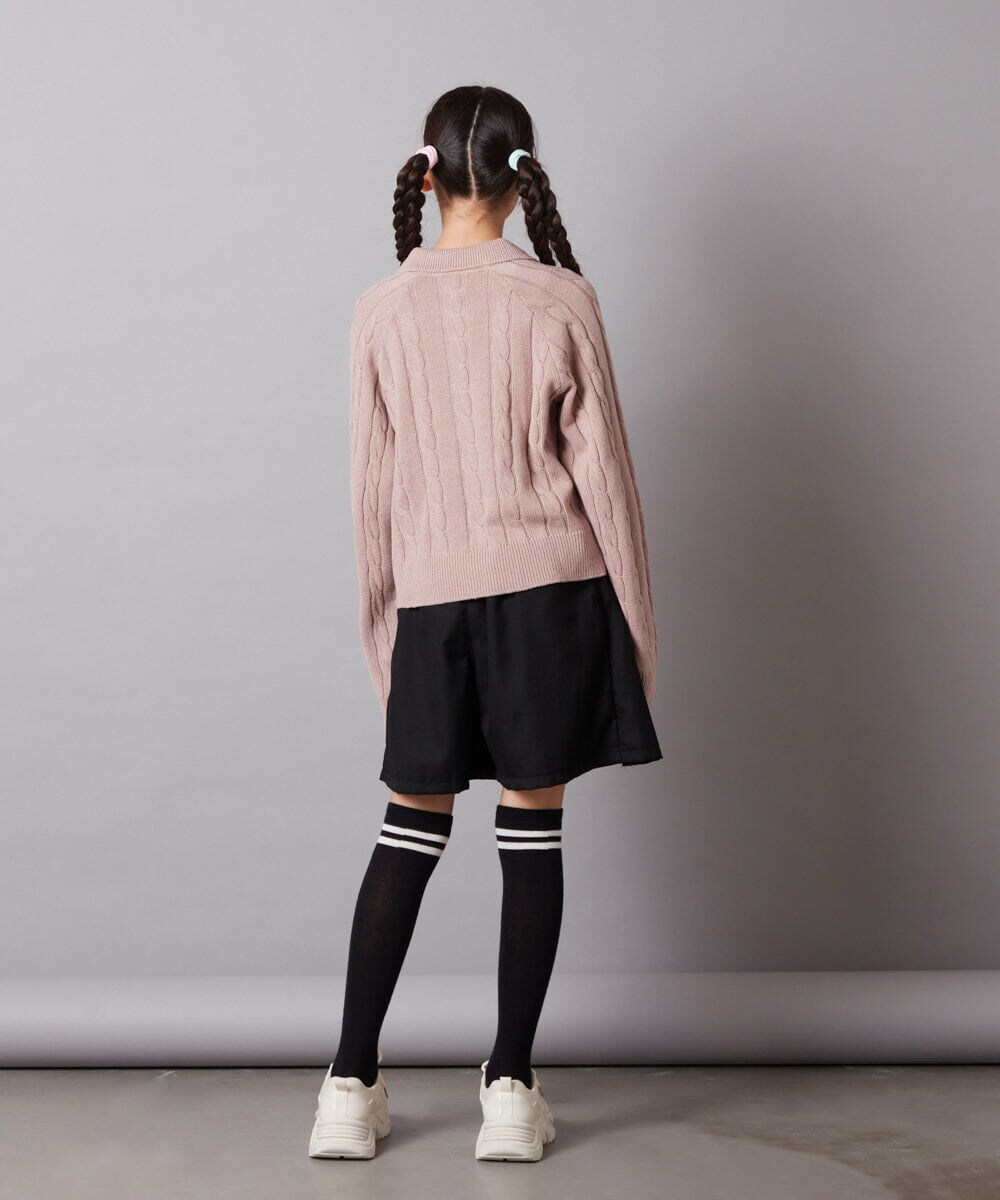 160]襟付きダブルジップデザインニット(ニット・セーター) | a.v.v