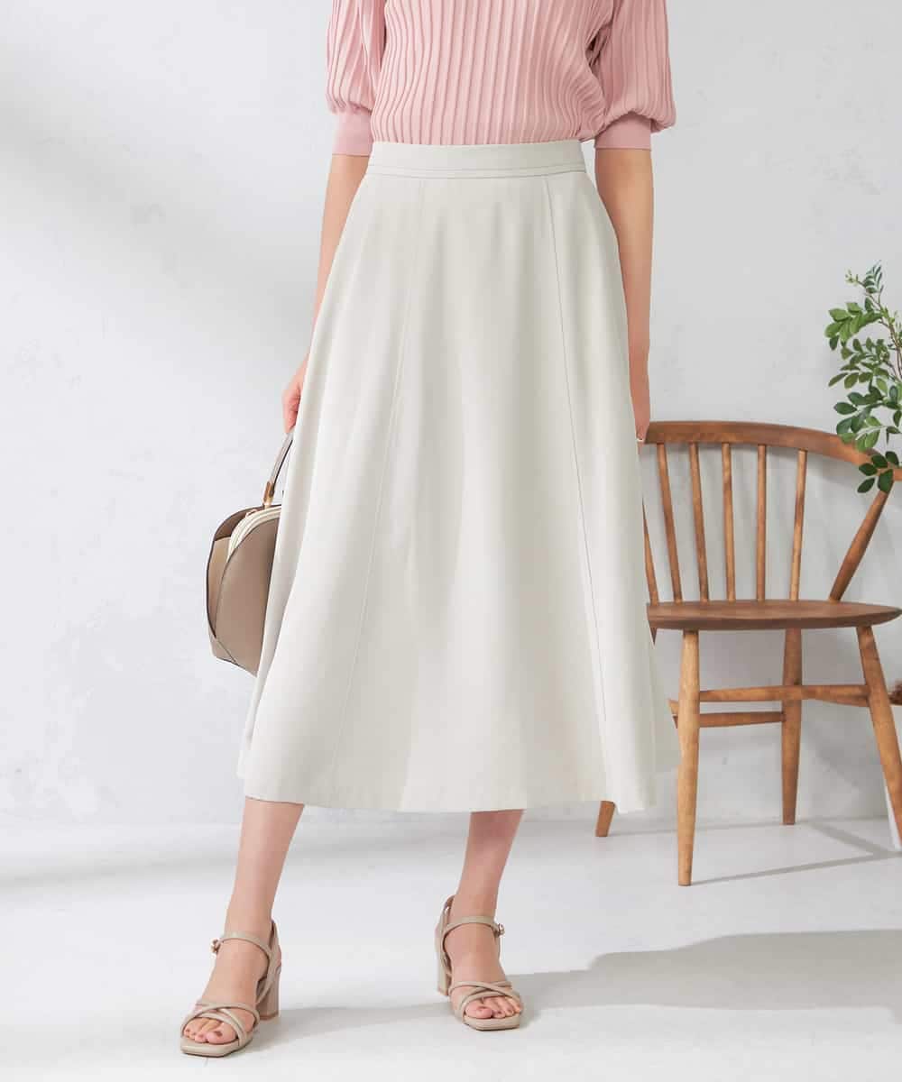 洗える】ドライタッチフレアスカート(ミモレ丈スカート) | a.v.v(アー
