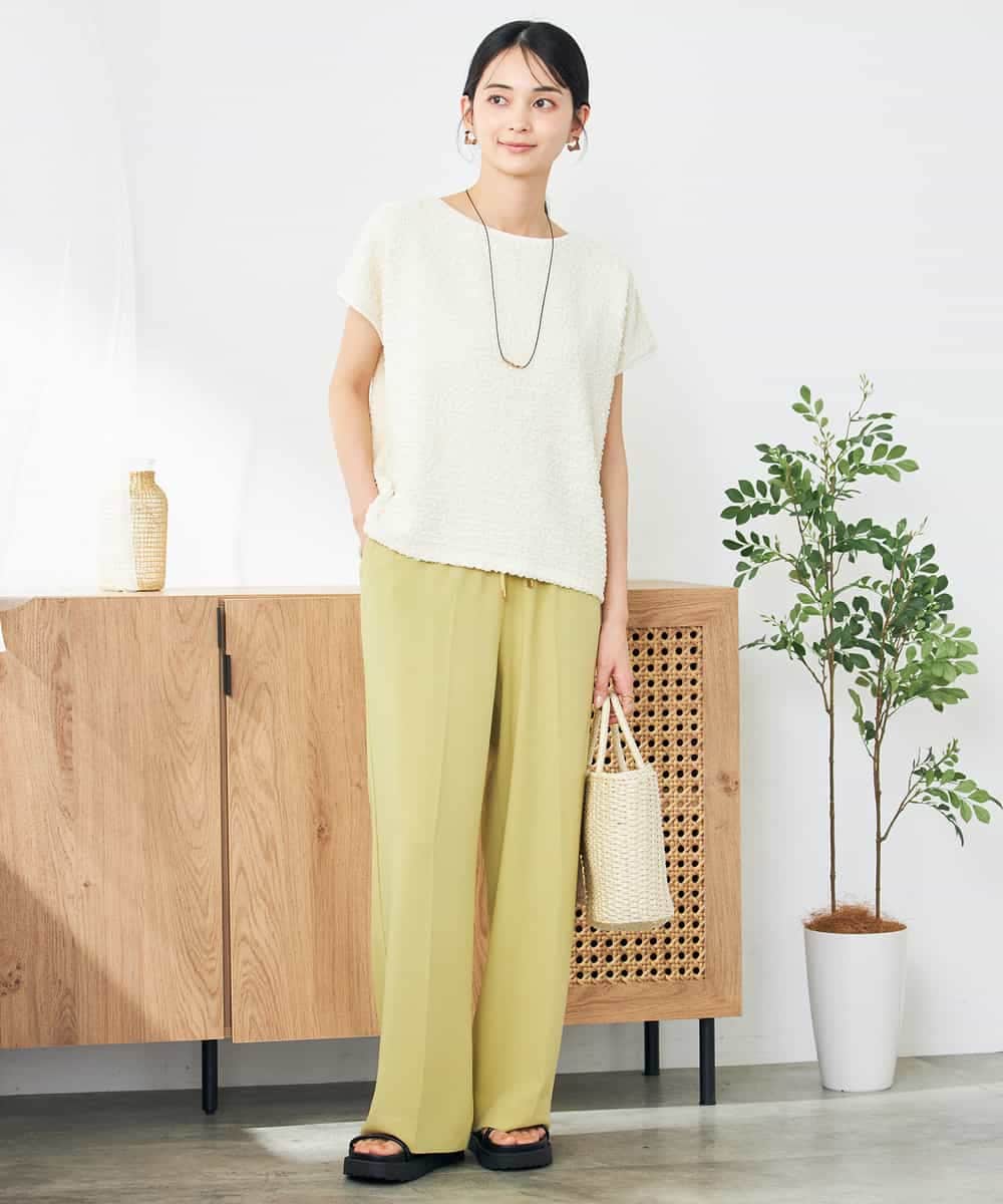 ぽこぽこクロップドトップス(カットソー・Tシャツ) | a.v.v(アー・ヴェ