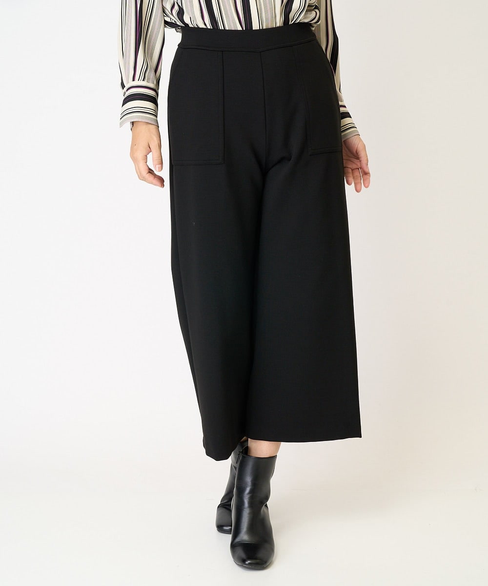 日本製]デュアルウォームガウチョパンツ(ガウチョ・ワイドパンツ