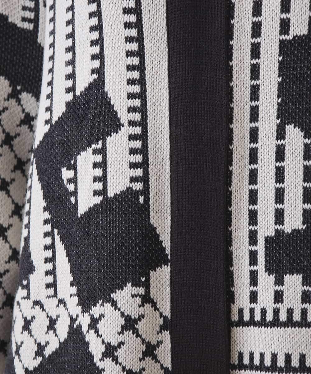 ベージュ：WEB/京王百貨店新宿店限定カラー】フロントジップニット