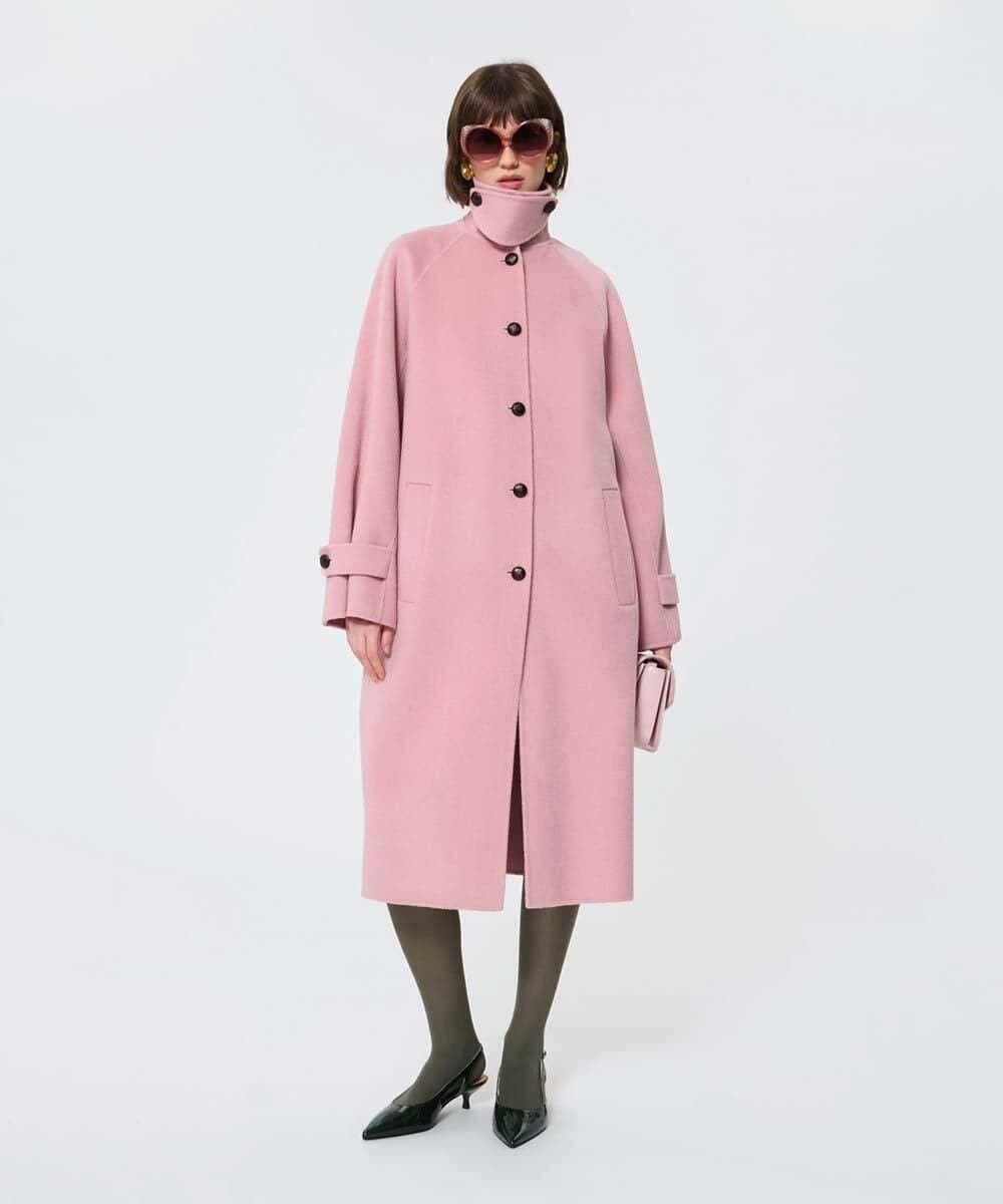 ダブルフェイスウールコート(ステンカラーコート) | TARA JARMON(タラ
