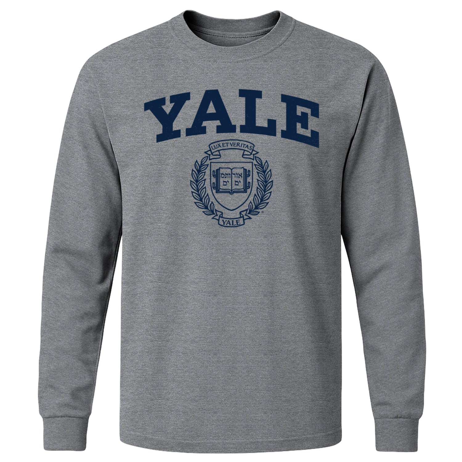 Yale Heritage Long Sleeve T-Shirt 2 (Charcoal Grey) – Ivysport