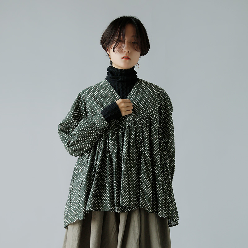 maison de soil メゾン ド ソイル 80s コットン スモール スクエア