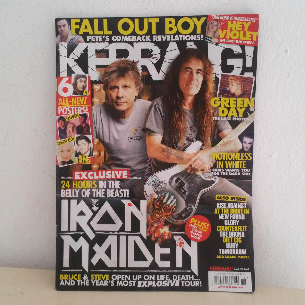 Kerrang! No. 1669 May 6 2016 - Iron Maiden Collector