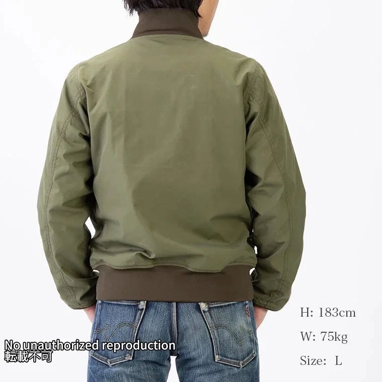 リバーシブルタンカースジャケット／オリーブ – IRON HEART