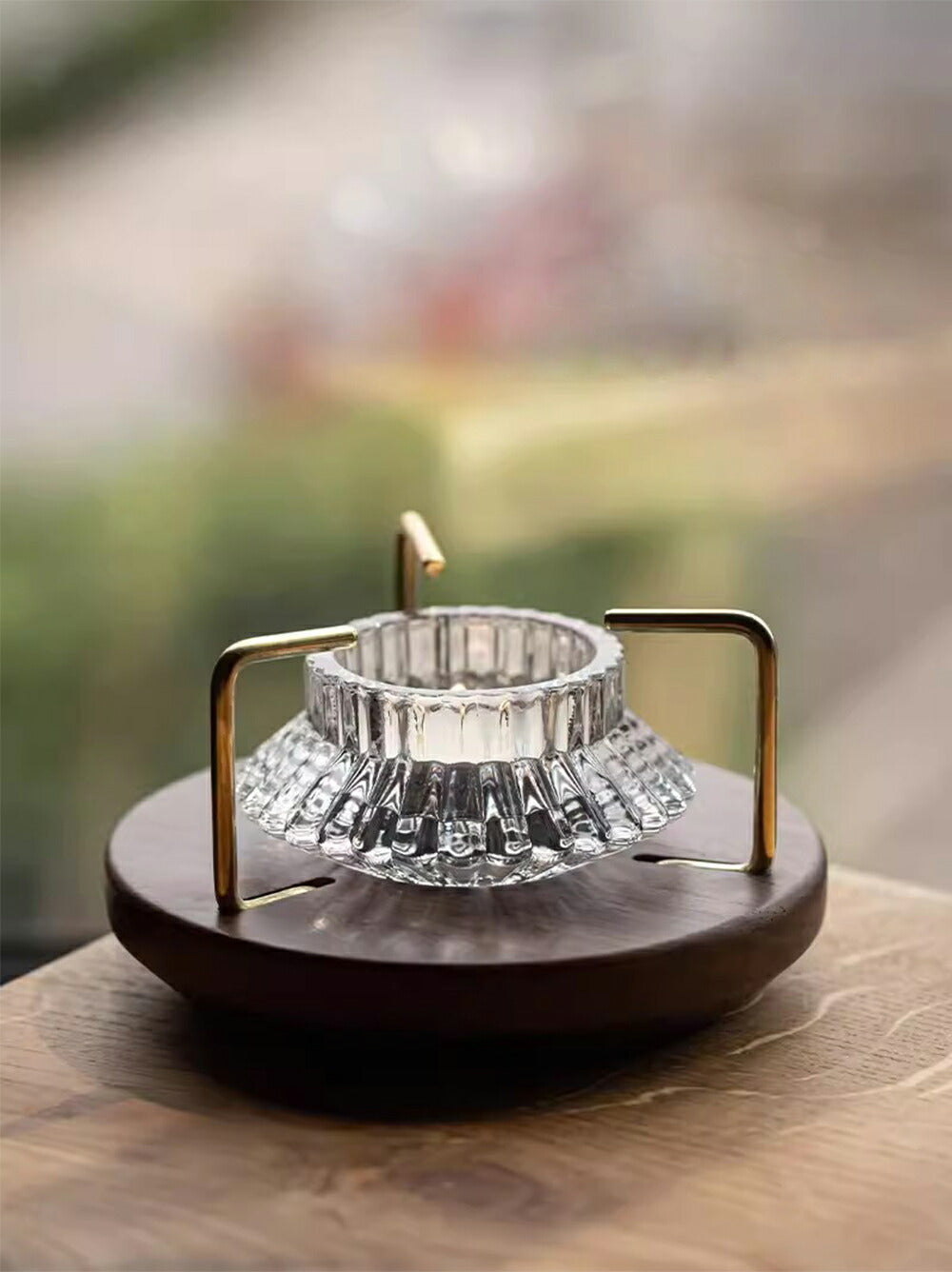 IwaiLoft Wood Art 漏れ出る光が美しい ティーウォーマー キャンドル