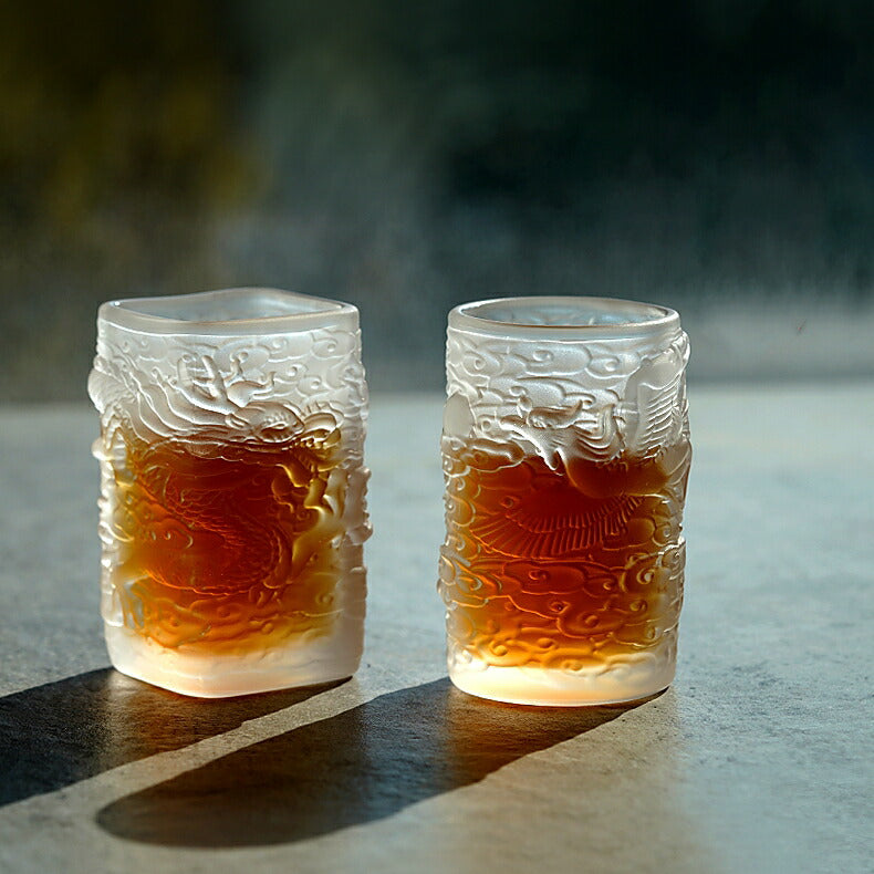 IwaiLoft 龍 四方 マルチカップ ぐい呑み おちょこ お猪口 盃 日本酒