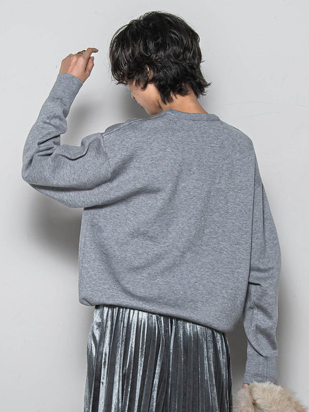 WEB限定】刺繍ロゴニットプルオーバー≪洗濯機で洗える≫ | MAYSON