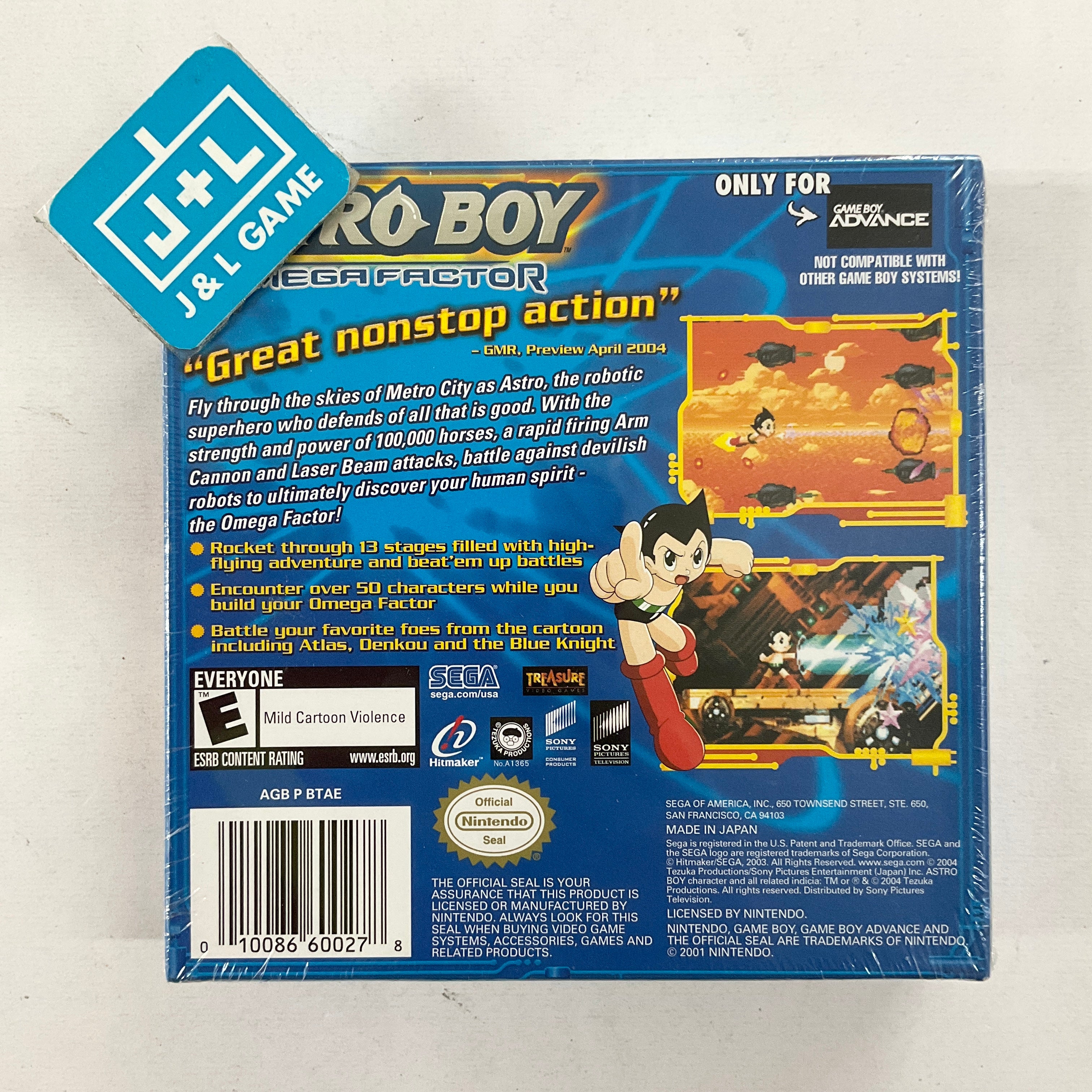 Astro Boy: Omega Factor - (GBA) Game Boy Advance | J&L Game