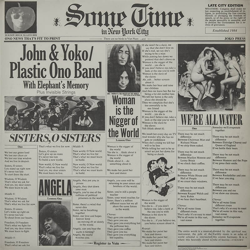 Sometime In New York City - John & Yoko/Plastic Ono Band with