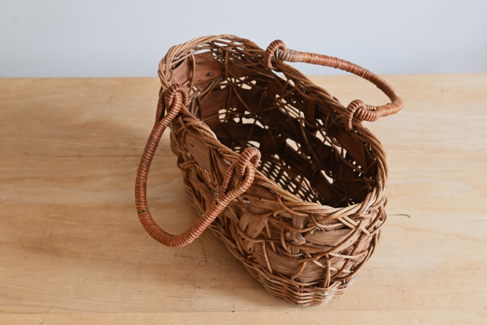 あけびと山葡萄のみだれ編みバッグ - ウェブショップ - jokogumo - よ